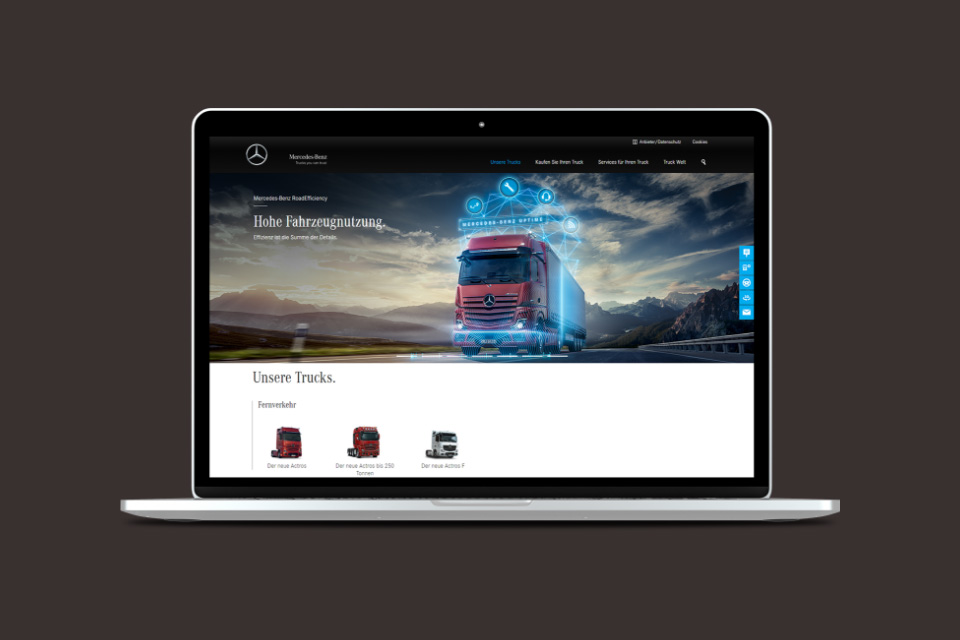 Code Red. Mercedes-Benz Trucks Online Slide 01